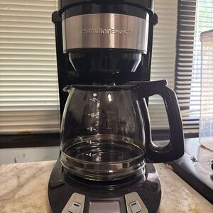 Hamilton Beach Black and Silver Coffee Maker